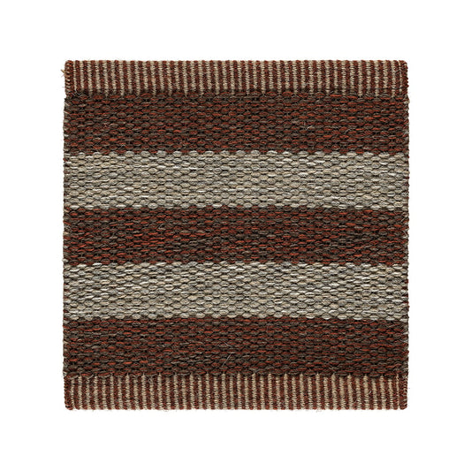 Kasthall Narrow Stripe Icon gångmatta Red clay 240x85 cm