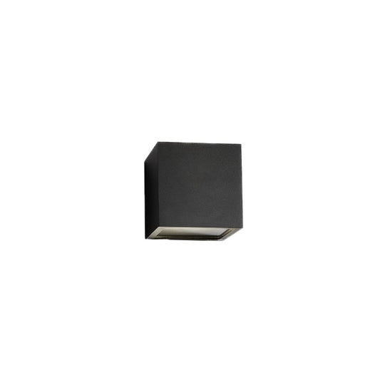 Light-Point Cube Up/Down Wandleuchte Black