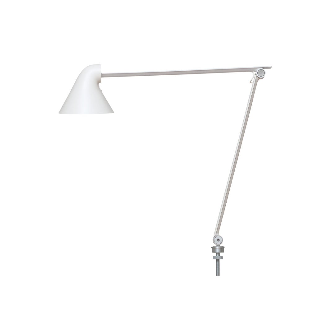 Louis Poulsen NJP skrivbordslampa Vit, stift ø40 cm, 2700k