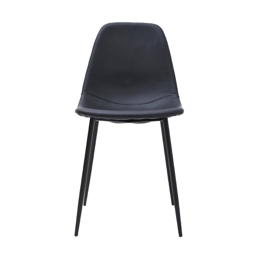 House Doctor Found chair pleather Black