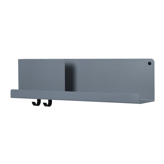 Muuto Folded hylla 63x16,5 cm Blue Grey