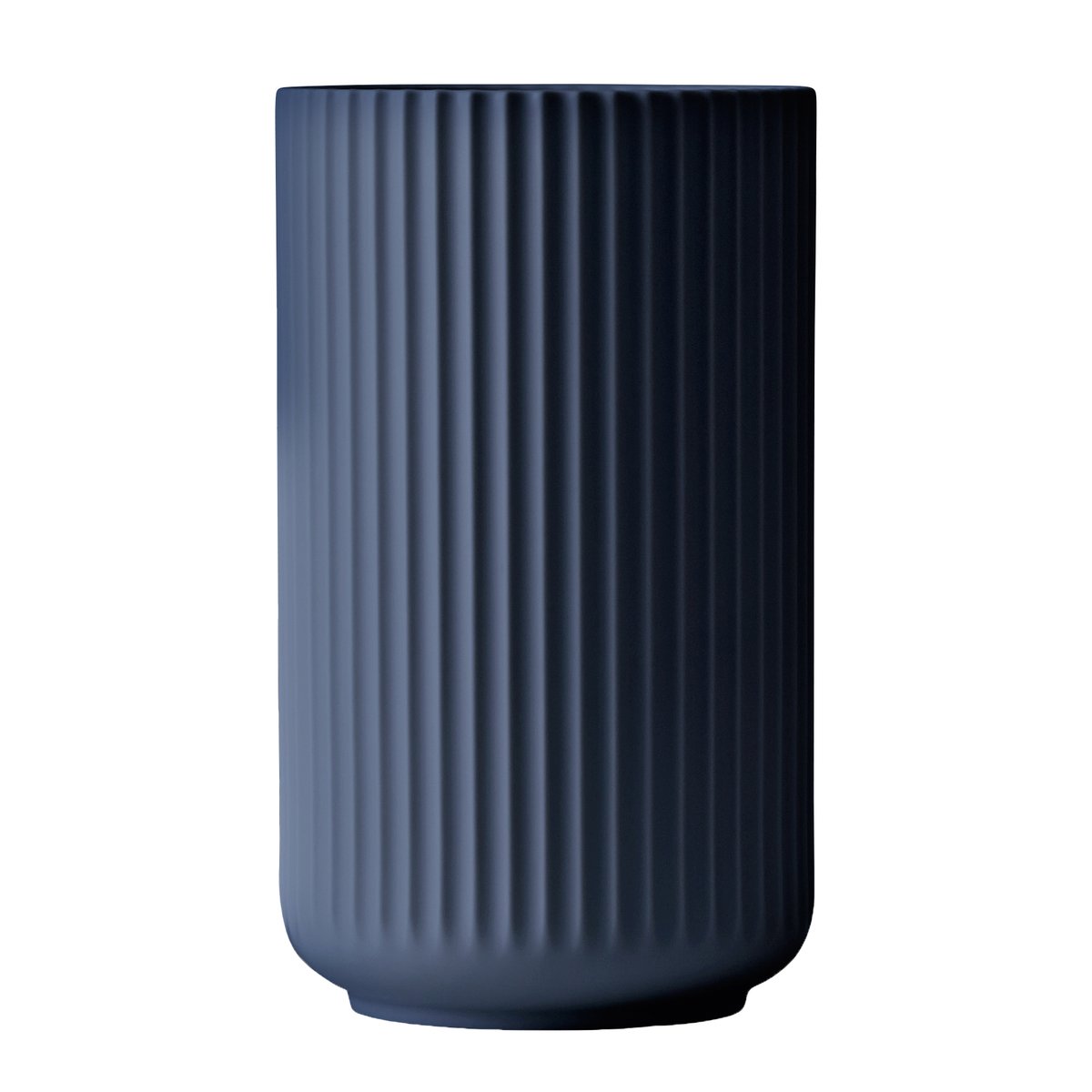 Lyngby Porcelæn Lyngby vase midnight blue matte 25 cm