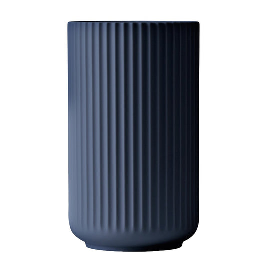 Lyngby Porcelæn Lyngby vase midnight blue matte 25 cm