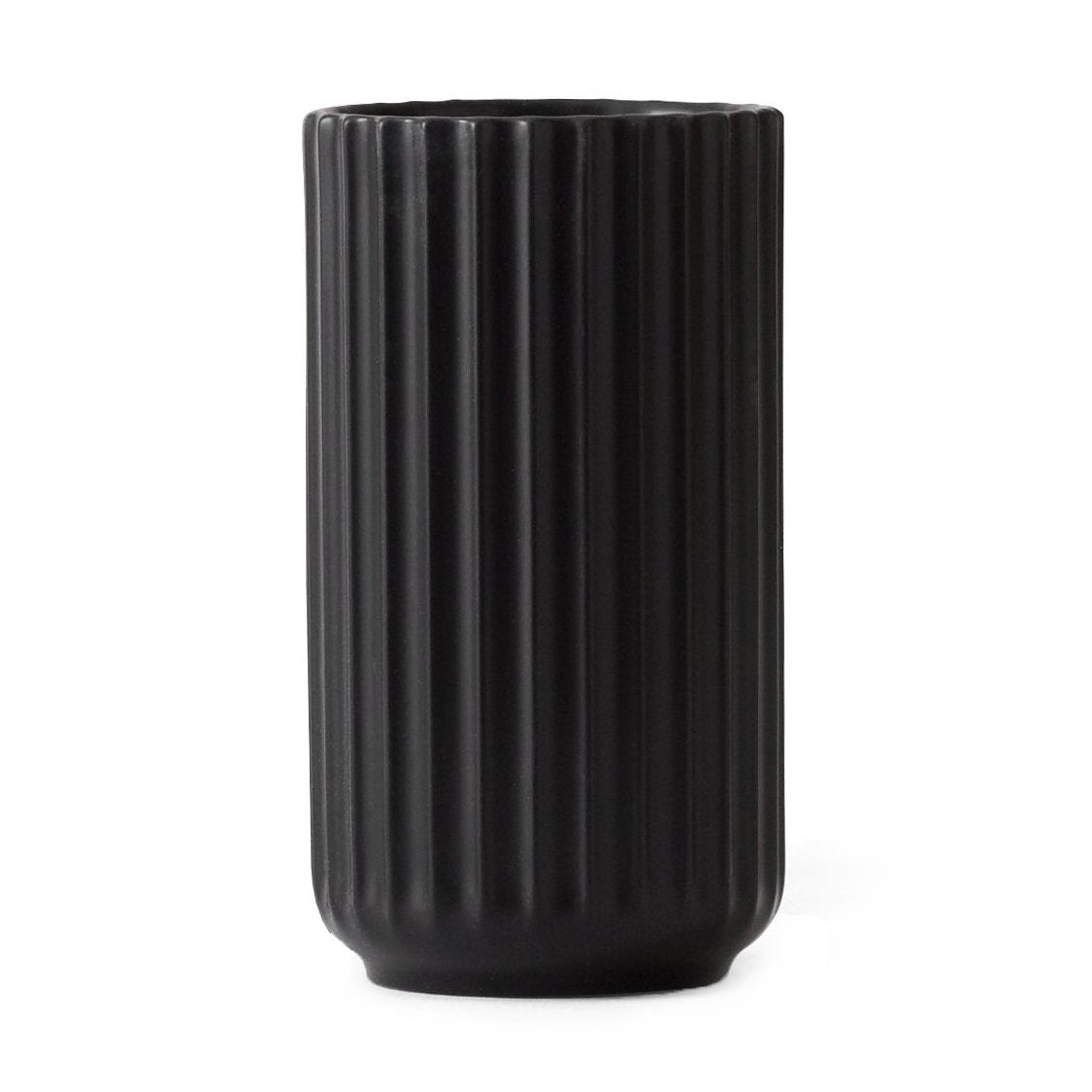 Lyngby Porcelæn Lyngby vase black matte 12 cm