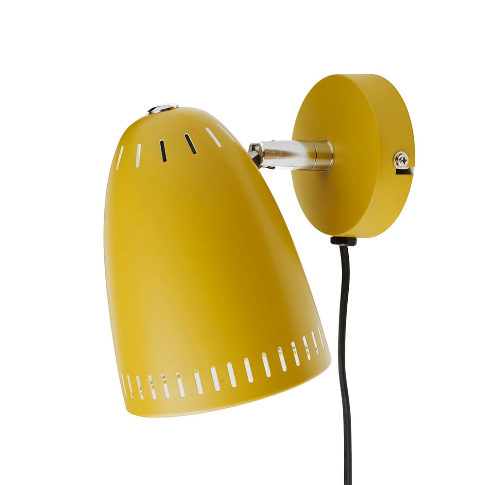 Superliving Dynamo wall lamp short arm matte mustard