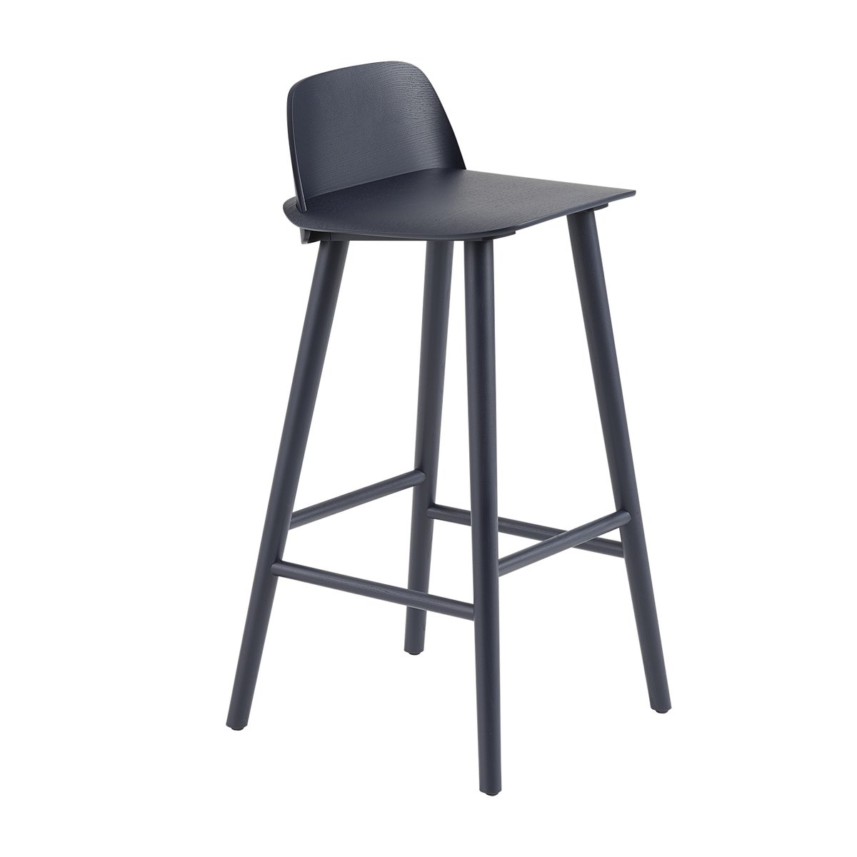 Muuto Nerd Barstool midnight blue