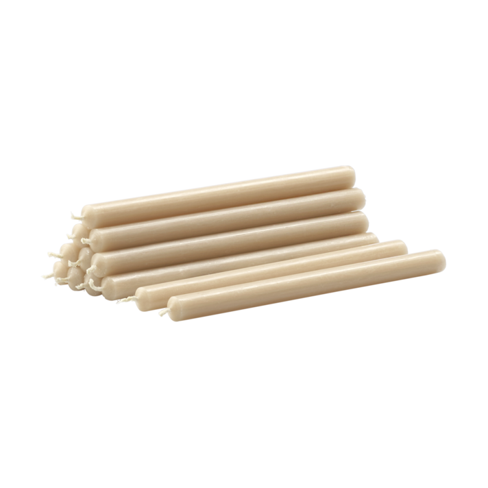 STOFF Nagel candles 12-pack Beige