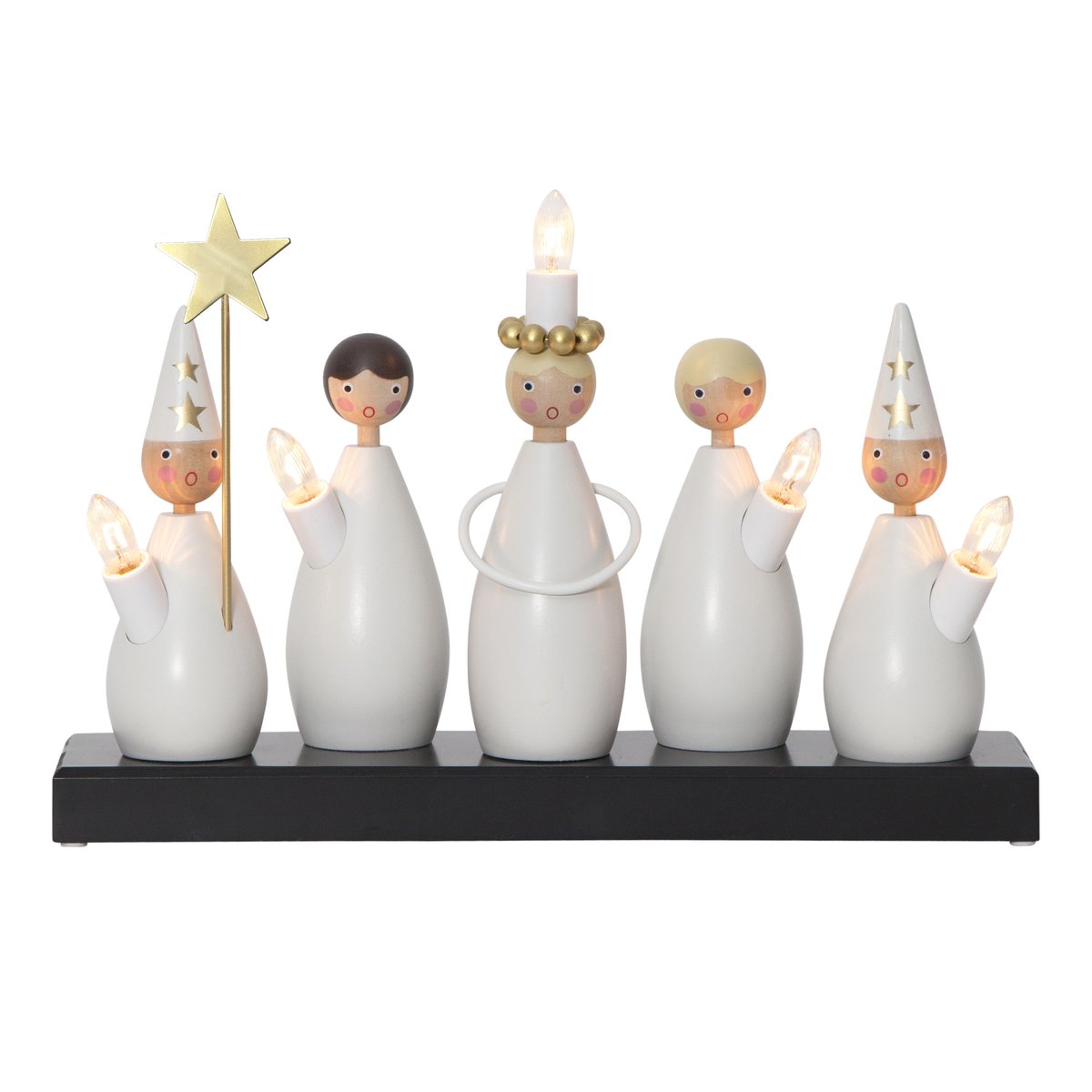 Star Trading Lucia Choir candle arch white