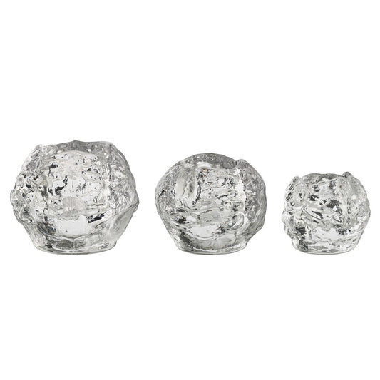 Kosta Boda Snowball Teelichthalter 3er Pack 3er Pack