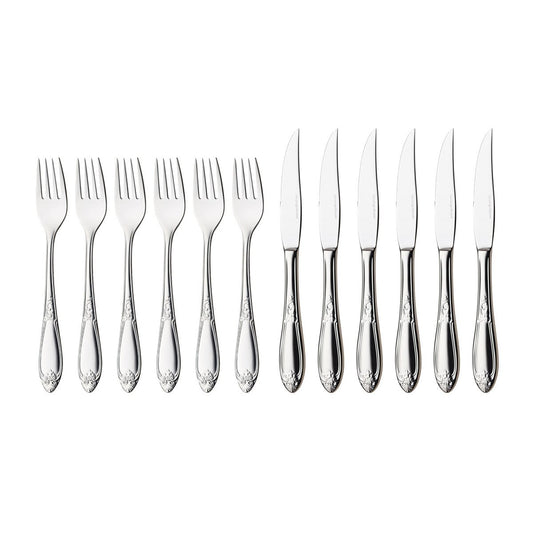 Hardanger Bestikk Nina meat cutlery set 12 pcs stainless steel