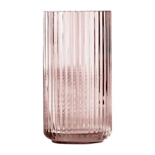 Lyngby Porcelæn Lyngby vase glass burgundy 20 cm