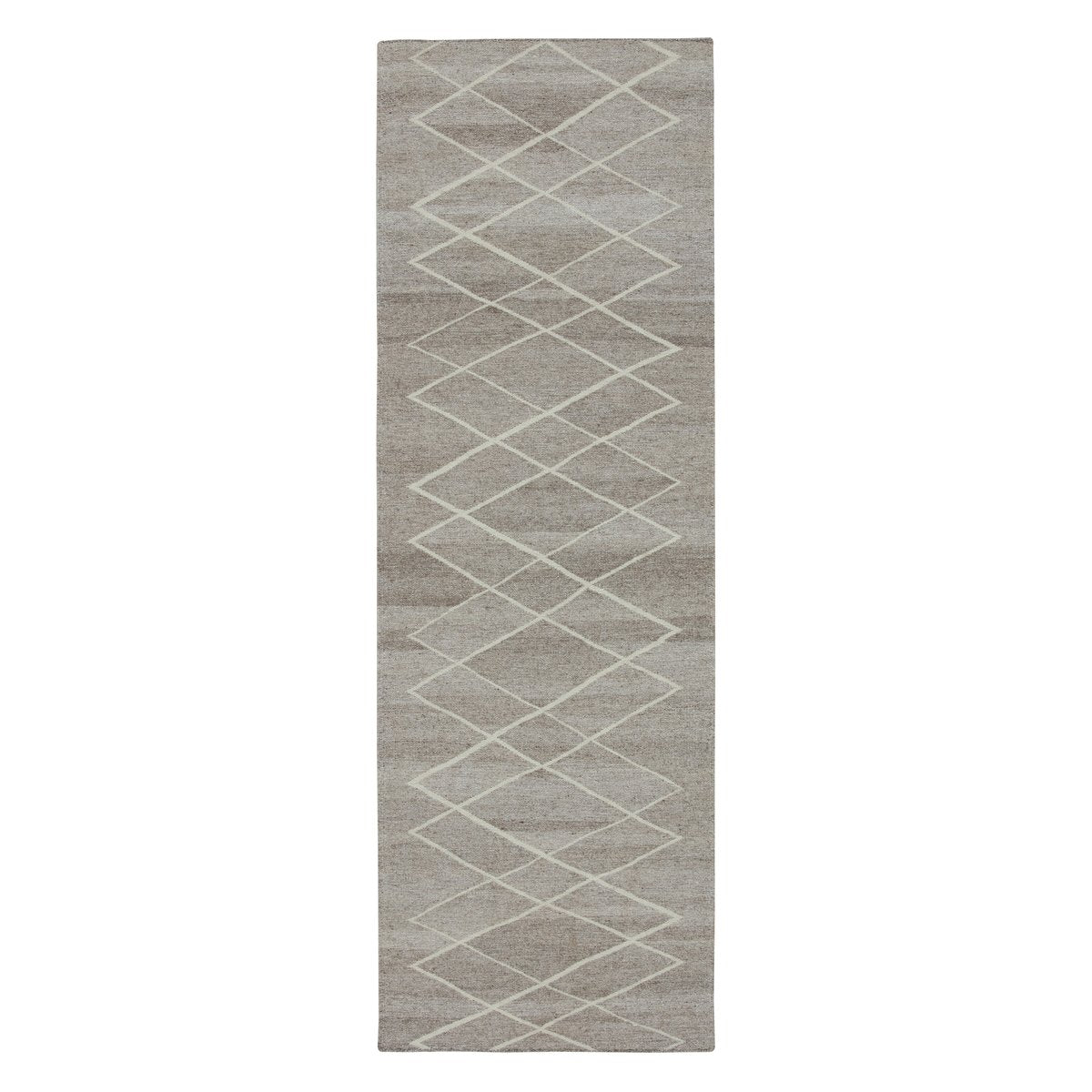 Scandi Living Peak Wollteppich cream 80 x 240cm