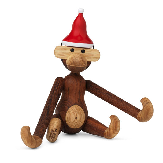 Kay Bojesen Denmark Kay Bojesen monkey & Christmas hat small monkey & Christmas hat