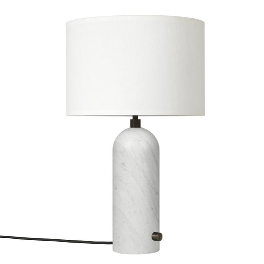 GUBI Gravity S table lamp white marble-white