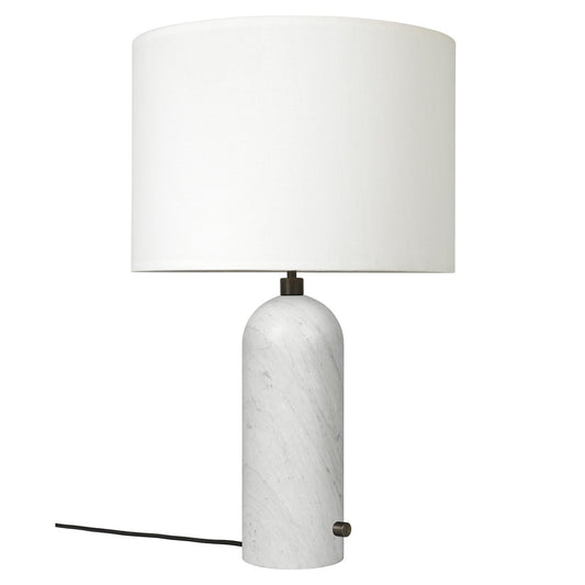 GUBI Gravity L table lamp white marble-white