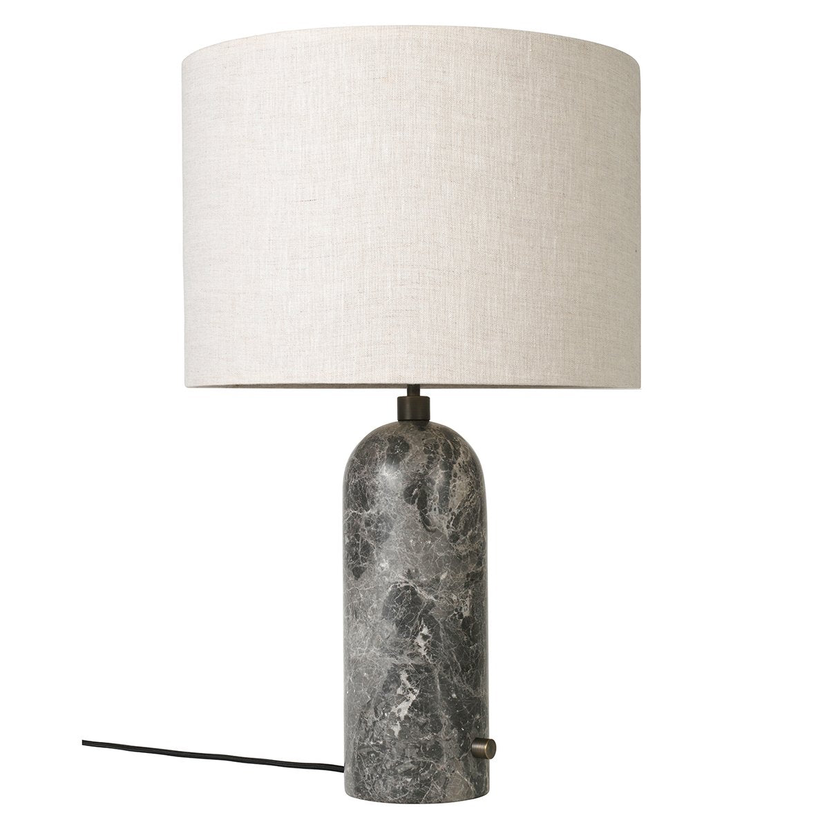 GUBI Gravity L table lamp grey marble-canvase