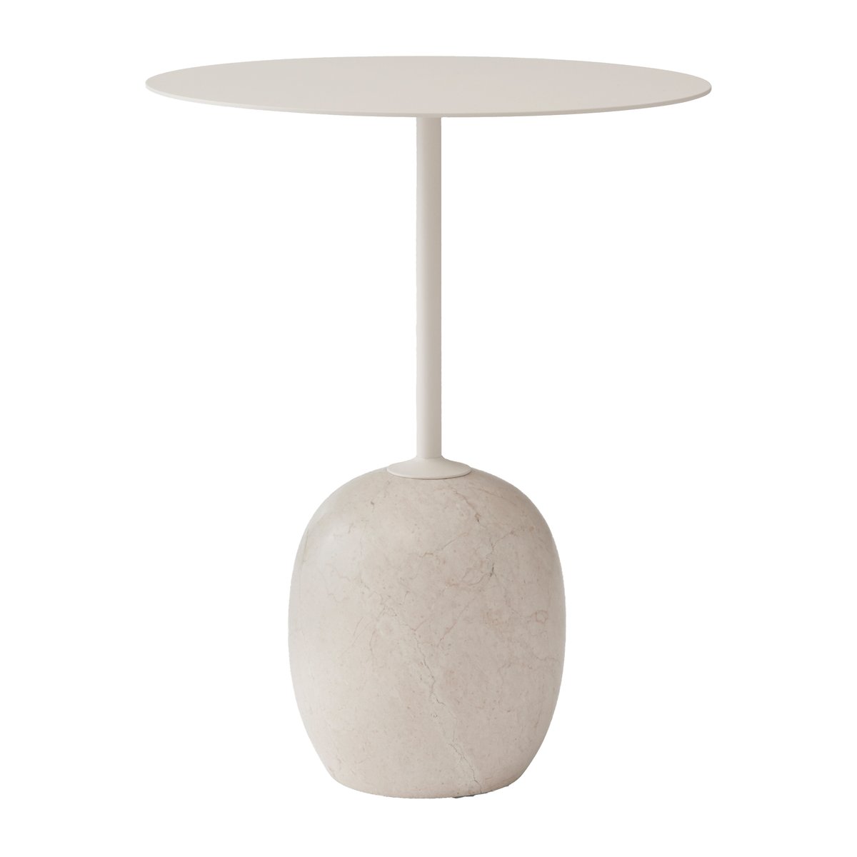 &Tradition Lato Tisch LN8 Ivory white-Crema diva marble