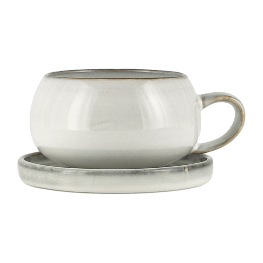 Lene Bjerre Amera cup and saucer white sands