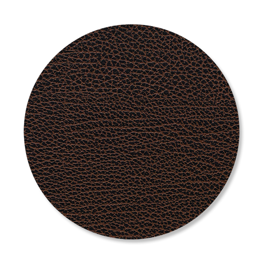 LIND DNA Bull coaster circle brown