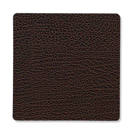 LIND DNA Bull coaster square brown