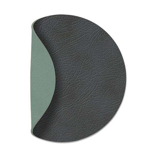 LIND DNA Cloud-Nupo coaster reversible circle 1 pcs anthracite-pastel green