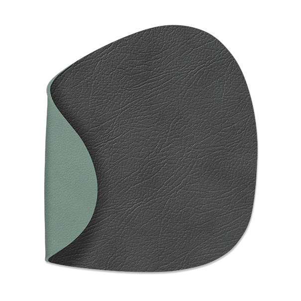 LIND DNA Cloud-Nupo coaster reversible curve 1 pcs anthracite-pastel green