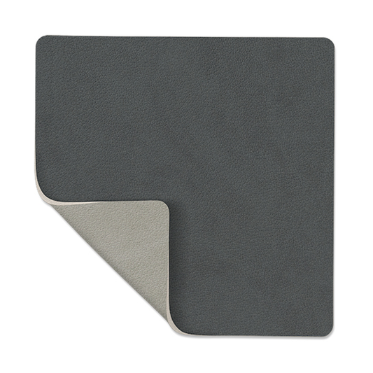 LIND DNA Nupo coaster reversible square 1 pc anthracite-light grey