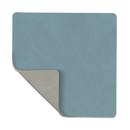 LIND DNA Nupo coaster reversible square 1 pc lightblue-light grey