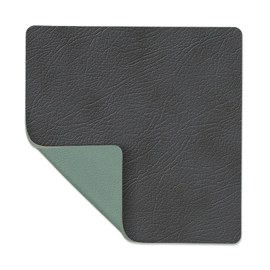 LIND DNA Cloud-Nupo coaster reversible square 1 pcs anthracite-pastel green