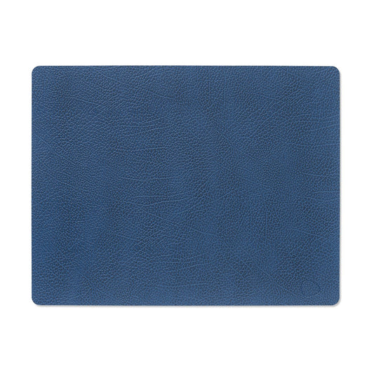 LIND DNA Hippo placemat square marine blue