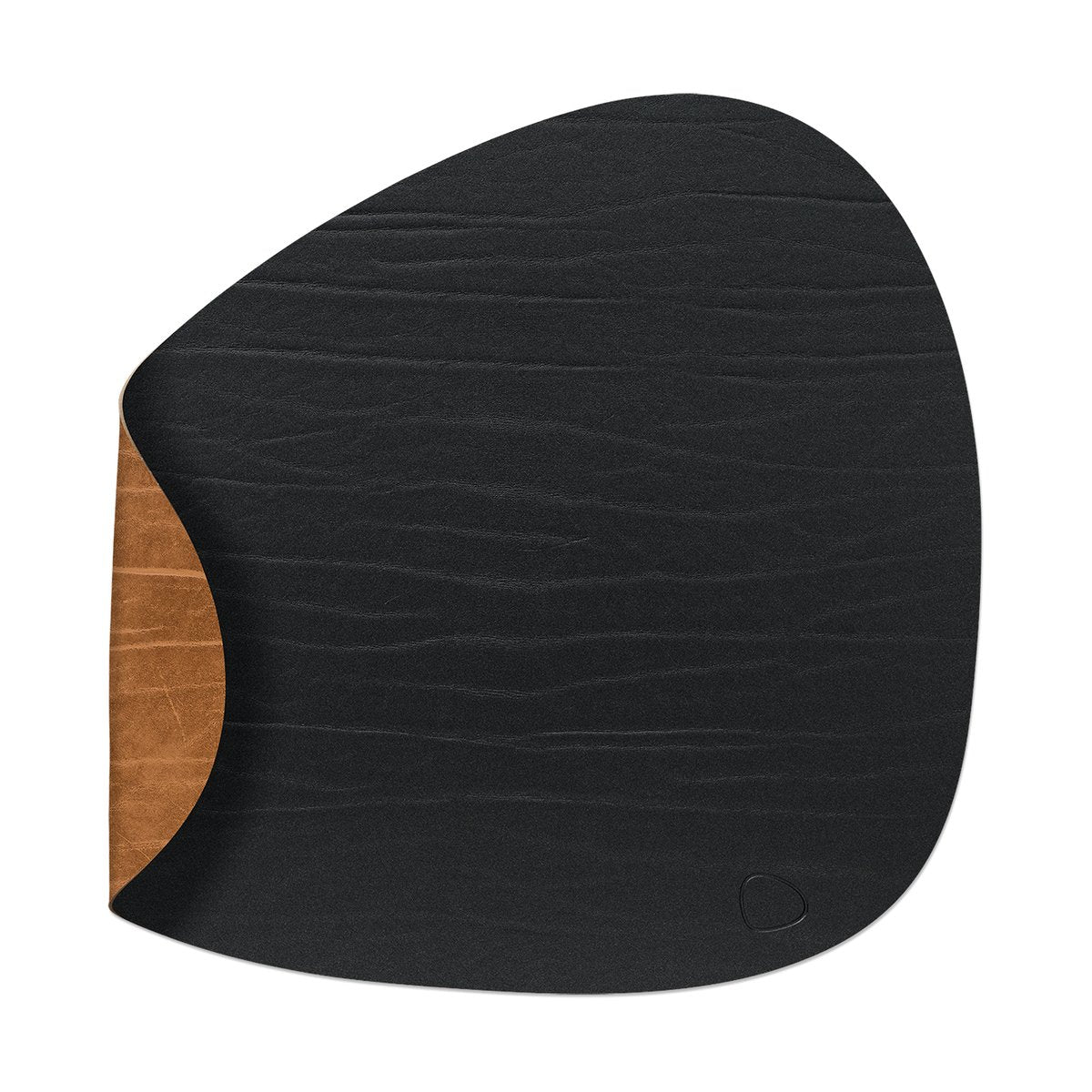 LIND DNA Buffalo placemat reversible curve L 1 pcs black-nature