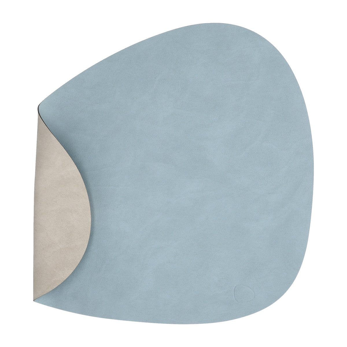 LIND DNA Nupo Platzdecke reversibel curve L 1 St. Hellblau-hellgrau