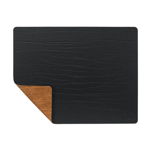 LIND DNA Buffalo placemat reversible square 1 pcs black-nature