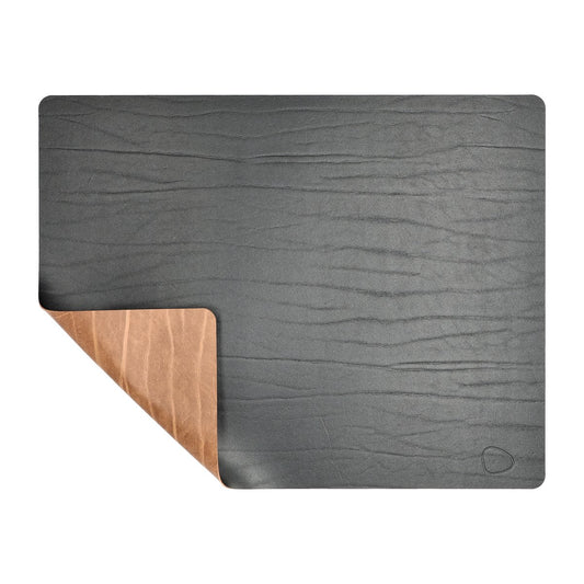 LIND DNA Buffalo Platzdecke reversibel square 1 St. Schwarz-natur