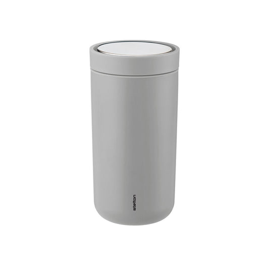 Stelton To Go Click mug 0.2 l mat light grey