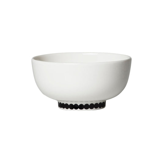 Marimekko Oiva Räsymatto bowl 3 dl black and white