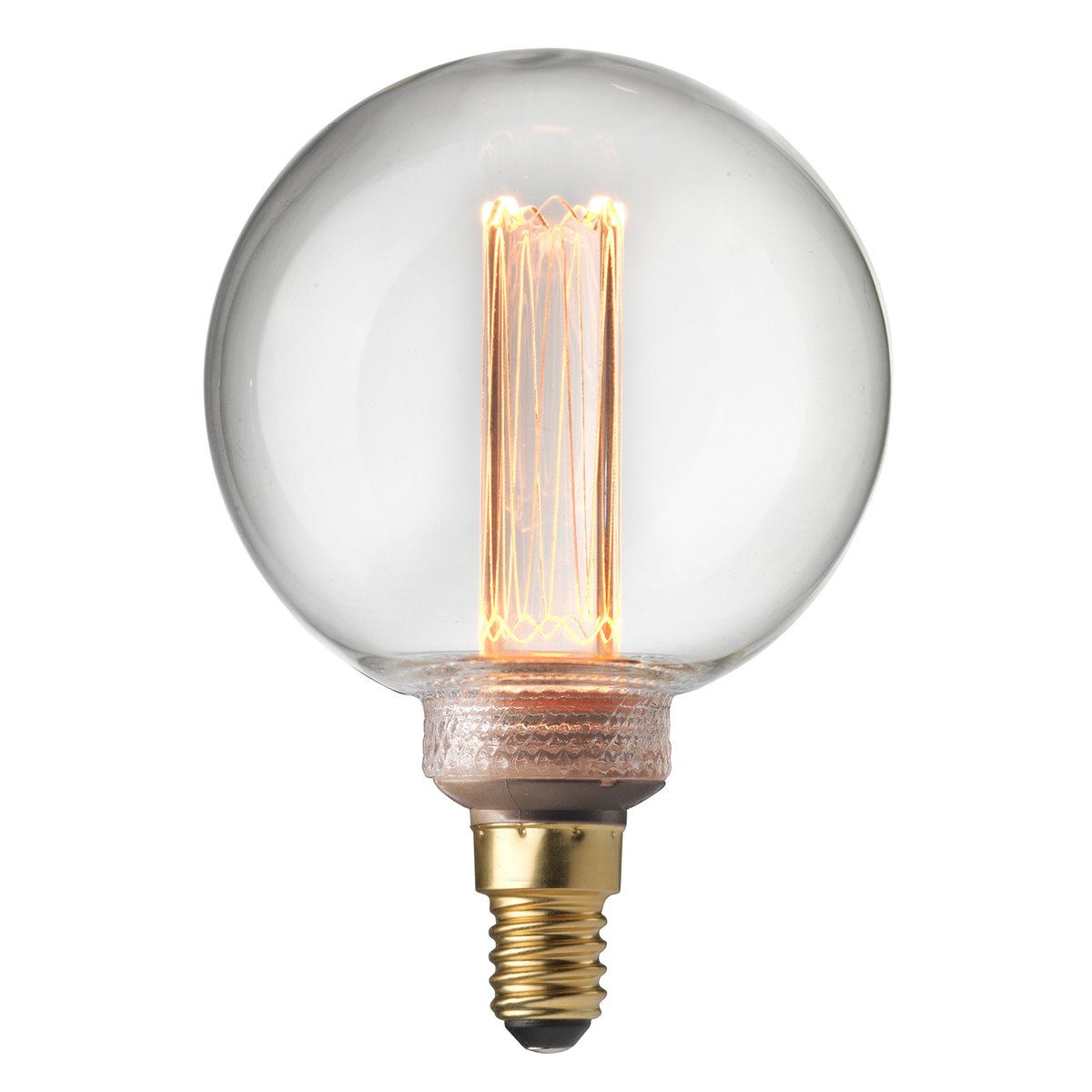 Globen Lighting Laser filament light bulb LED E14 8 cm, E14