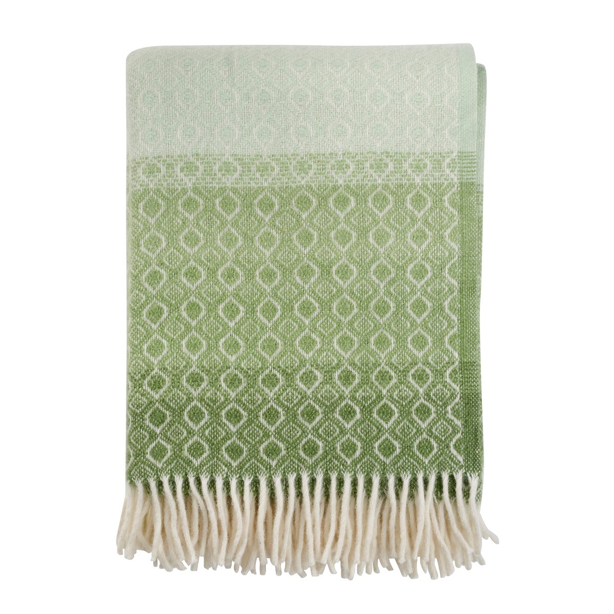 Klippan Yllefabrik Havanna wool throw green multi