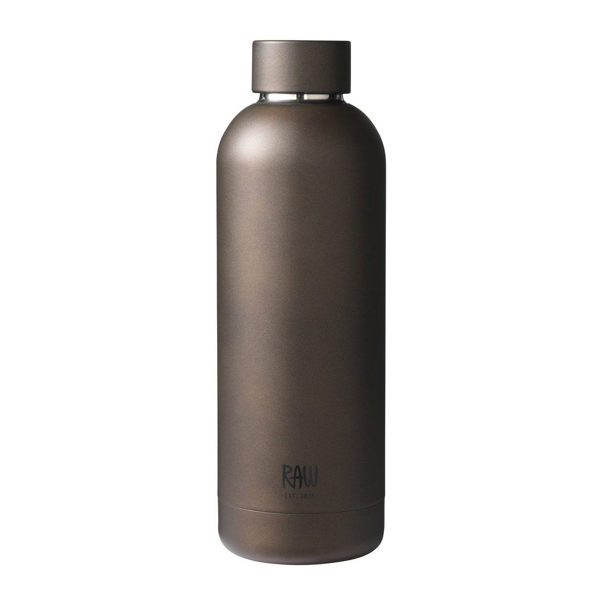 Aida Raw Isolierflasche 0,5 l Matt braun