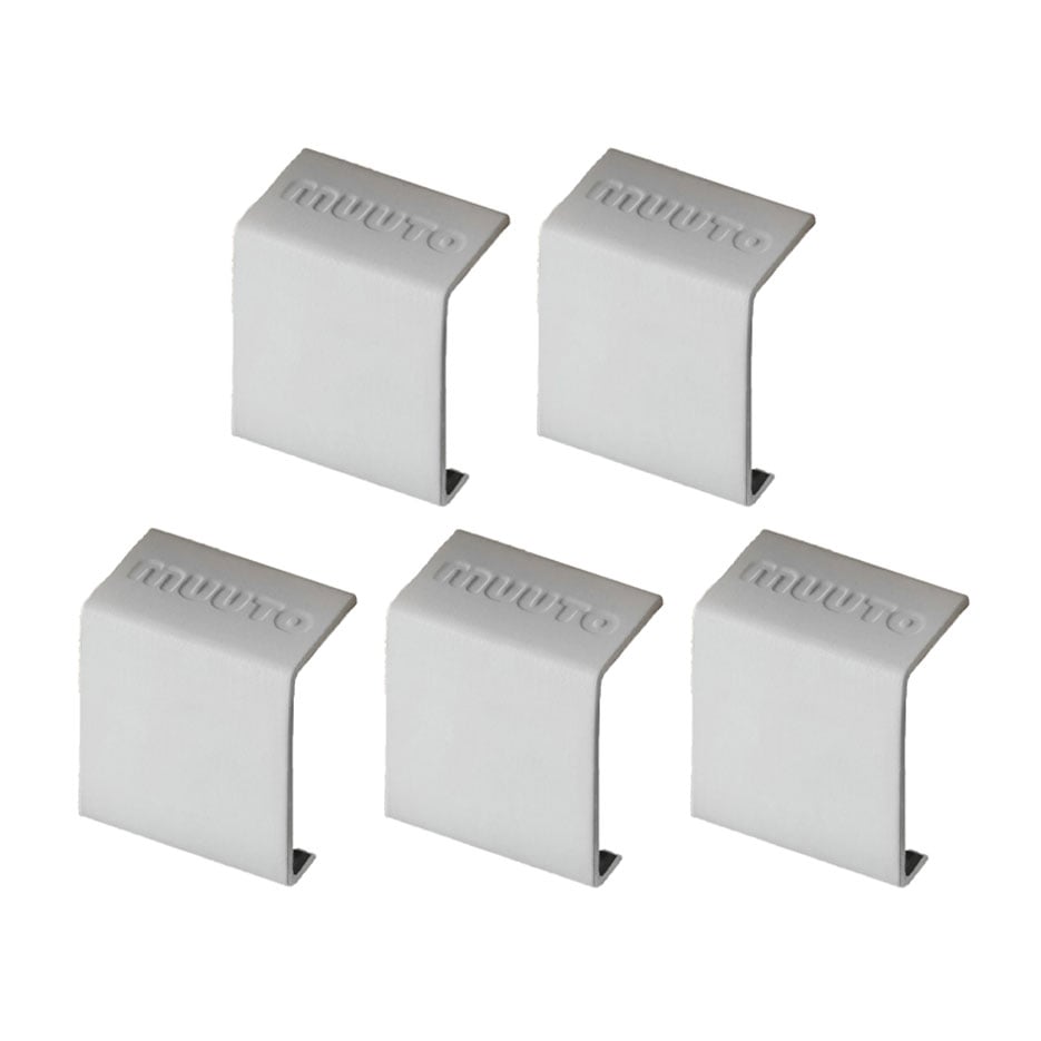 Muuto Stacked clips till förvaringssystem 5-pack Light grey