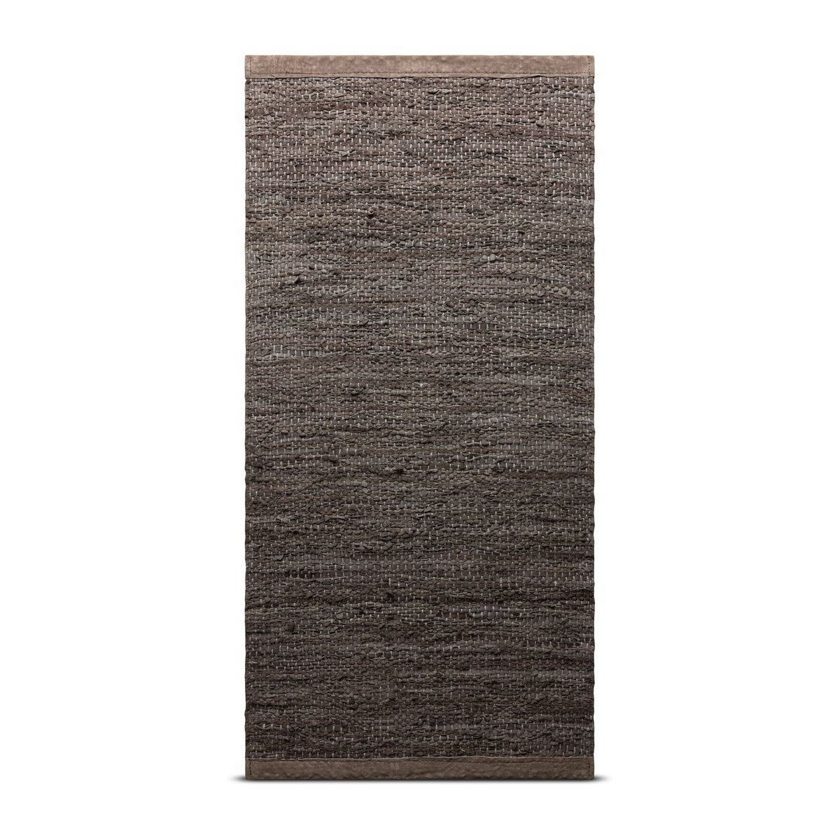 Rug Solid Leather Teppich 140 x 200cm Wood (braun)