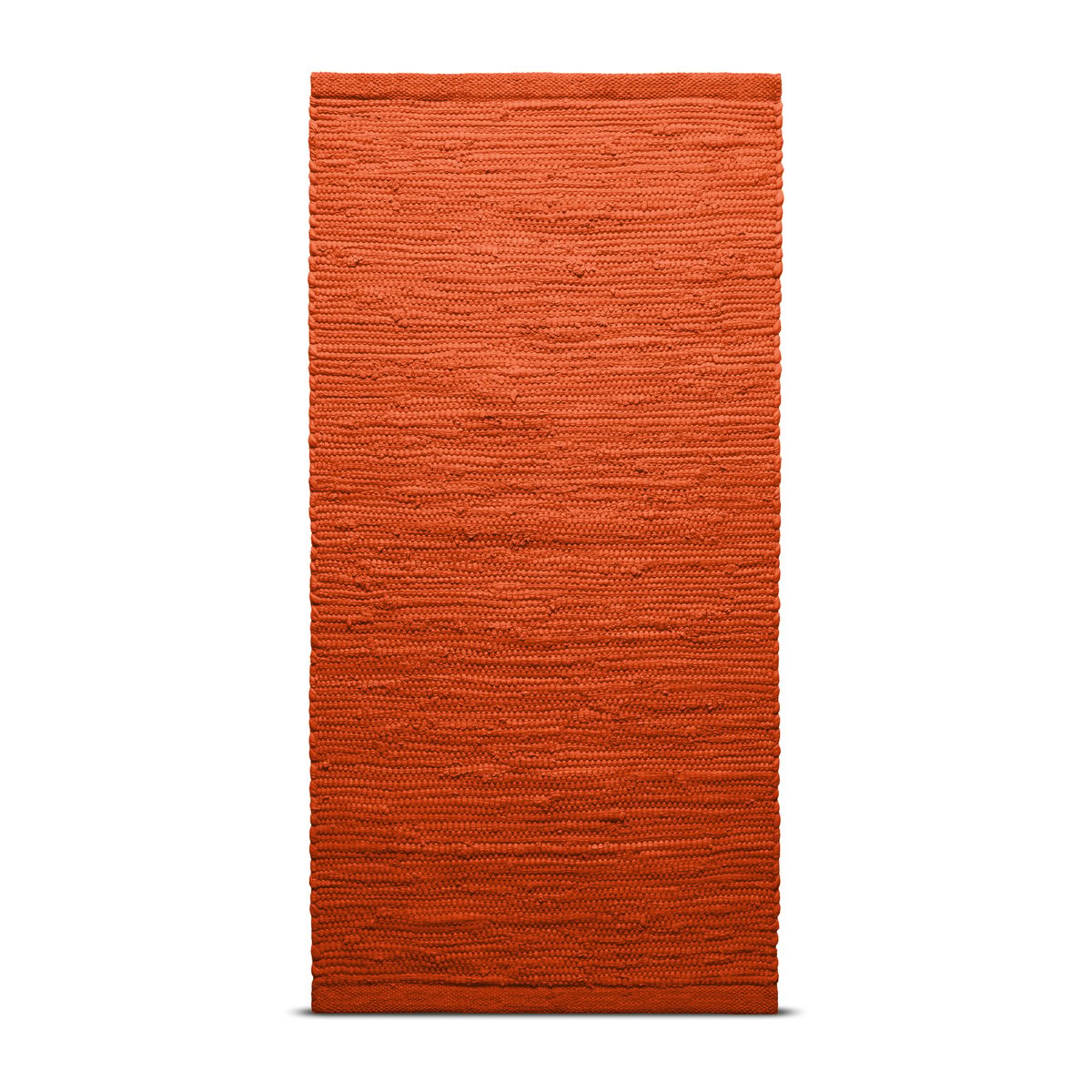 Rug Solid Cotton Teppich 60 x 90cm Solar orange (orange)