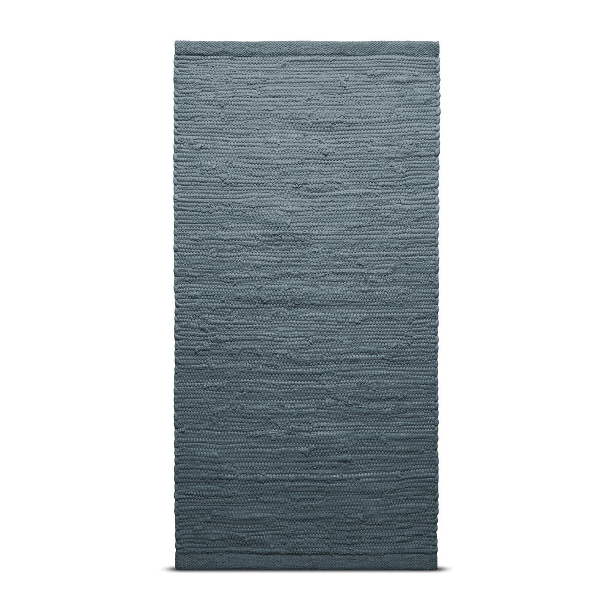 Rug Solid Cotton Teppich 60 x 90cm Steel grey (grau)