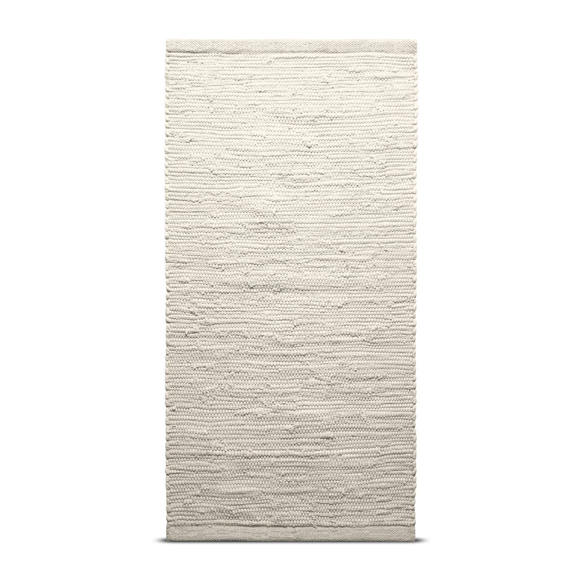 Rug Solid Cotton Teppich 65 x 135cm Desert white (weiß)