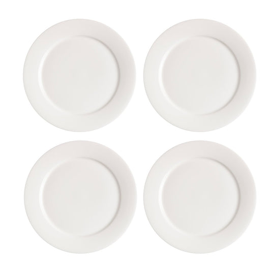 Scandi Living Kalk assiett 21 cm 4-pack vit