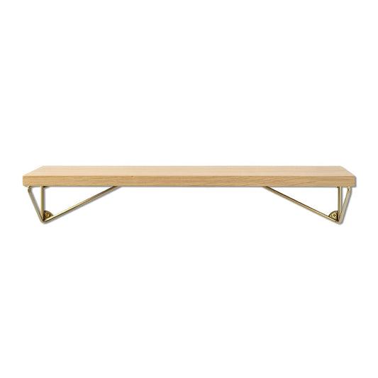 Maze Pythagoras XS shelf oak, brass