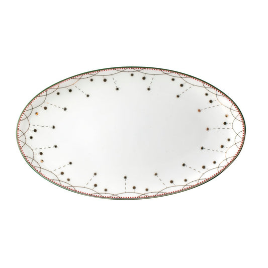 Wik & Walsøe Julemorgen serving plate oval 20 cm