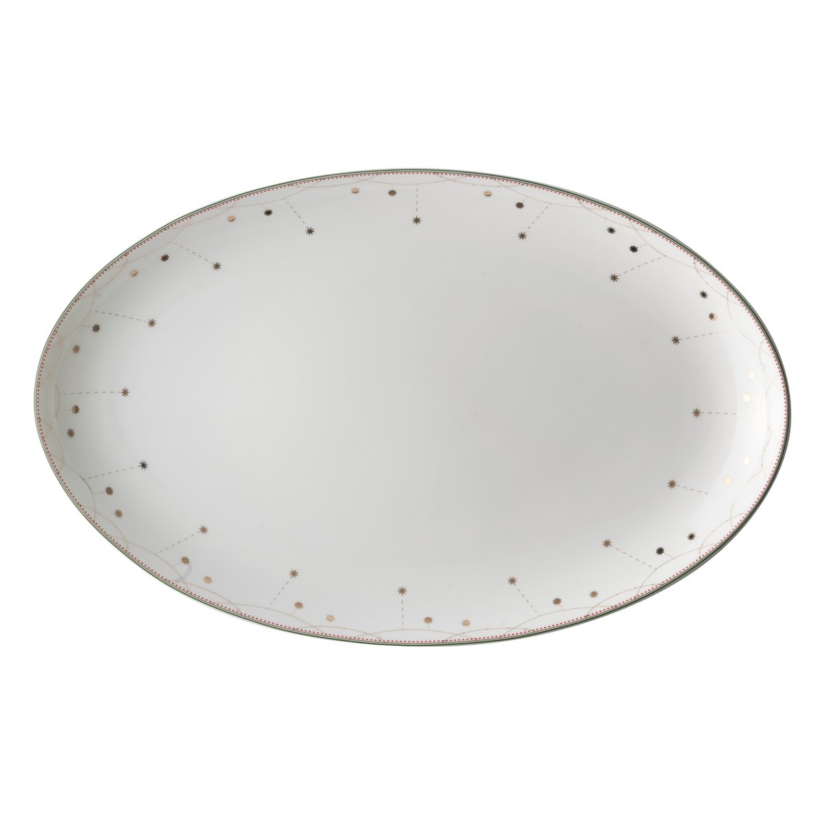 Wik & Walsøe Julemorgen serving plate oval 39 cm