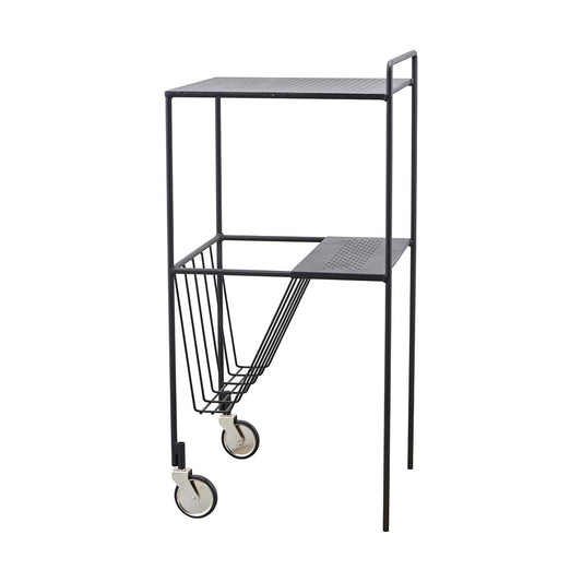 House Doctor Use trolley with wheels Black