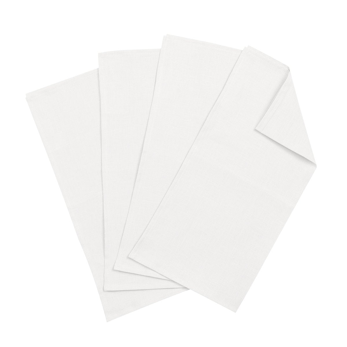 Scandi Living Clean serviettes 45 x 45 cm 4-pack white